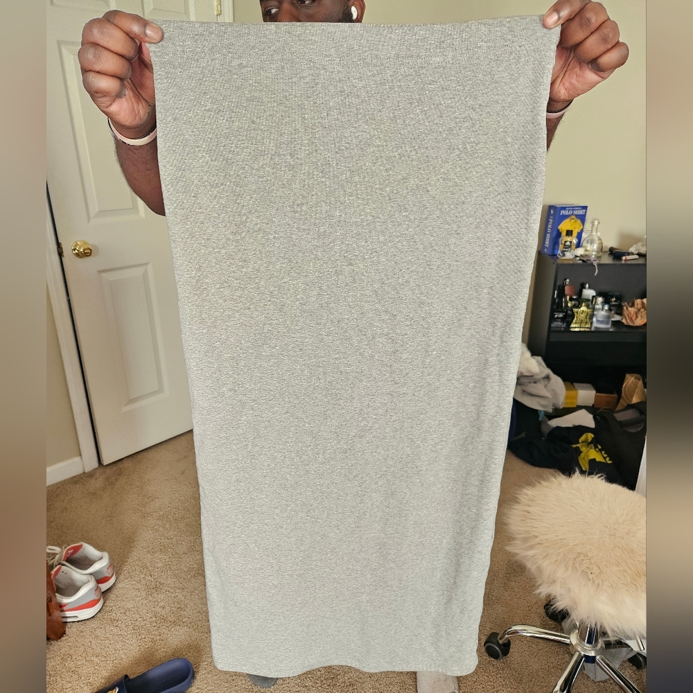 Jersey pencil skirt